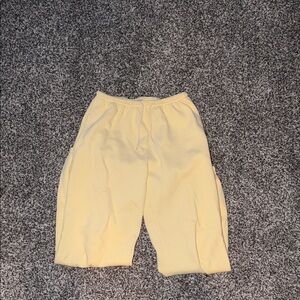 Butter yellow John galt brandy sweatpants